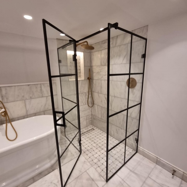 Custom Made Crittall Style Shower Enclosures, Screens, photo: 109
