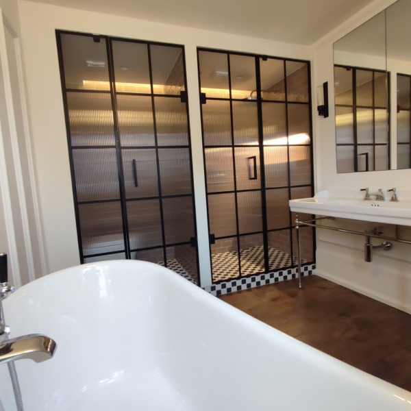 Custom Made Crittall Style Shower Enclosures, Screens, photo: 5