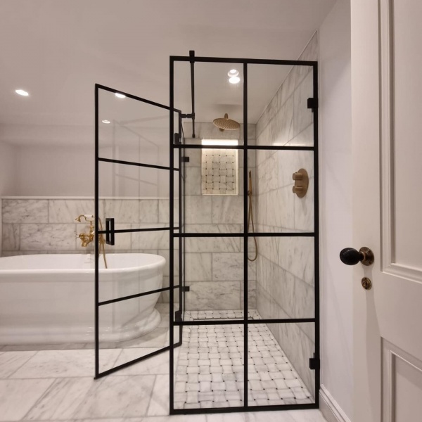 Custom Made Crittall Style Shower Enclosures, Screens, photo: 20